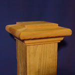 Wood Post Cap - Flat Cap