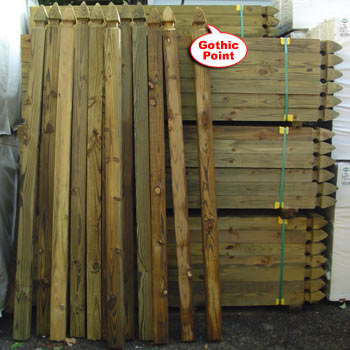 Wood Fence Posts