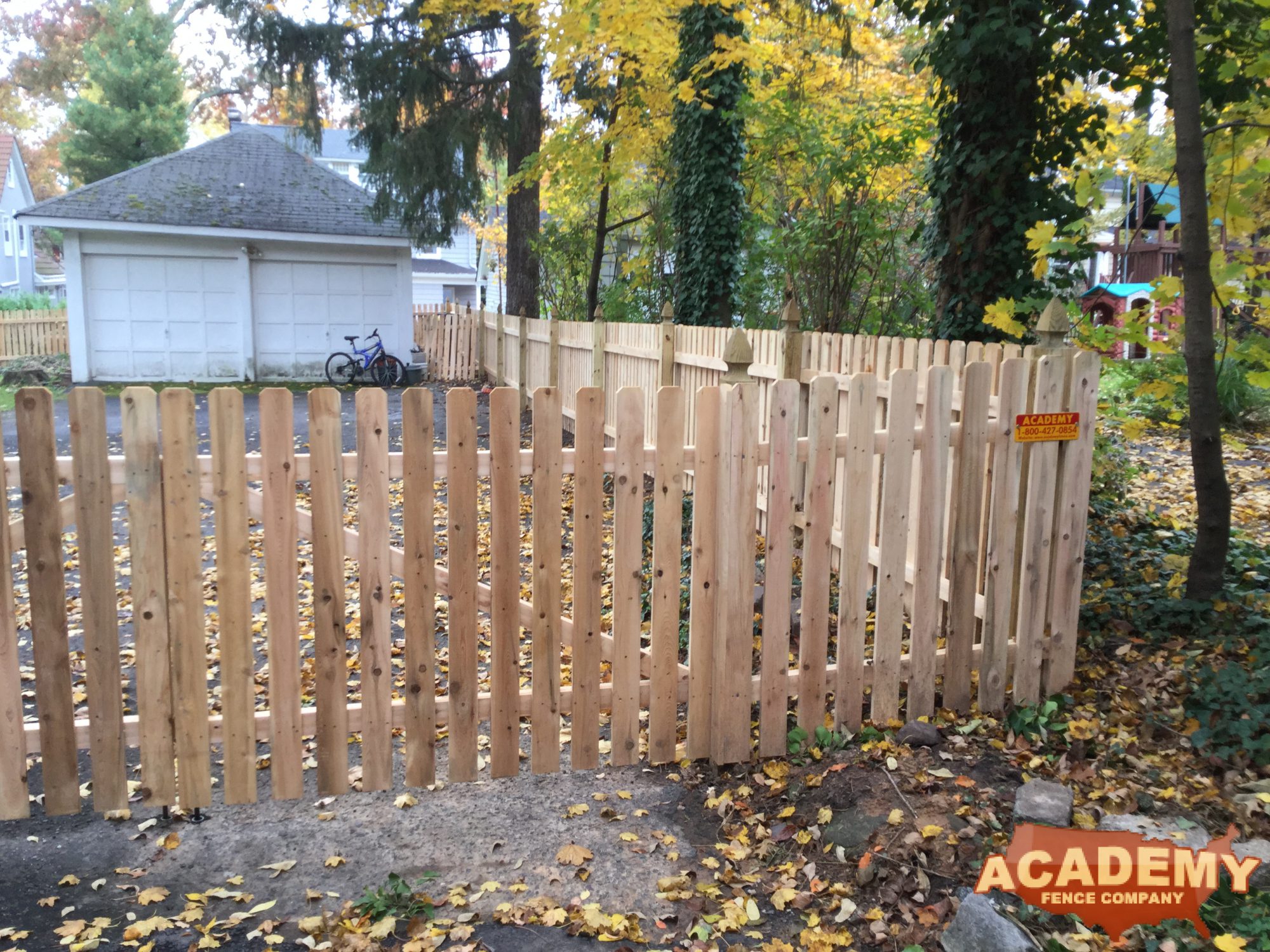  Spaced Picket Fence 2-1/2 - 100% Cedar 
