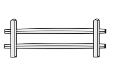 Two Rail Post & Rail