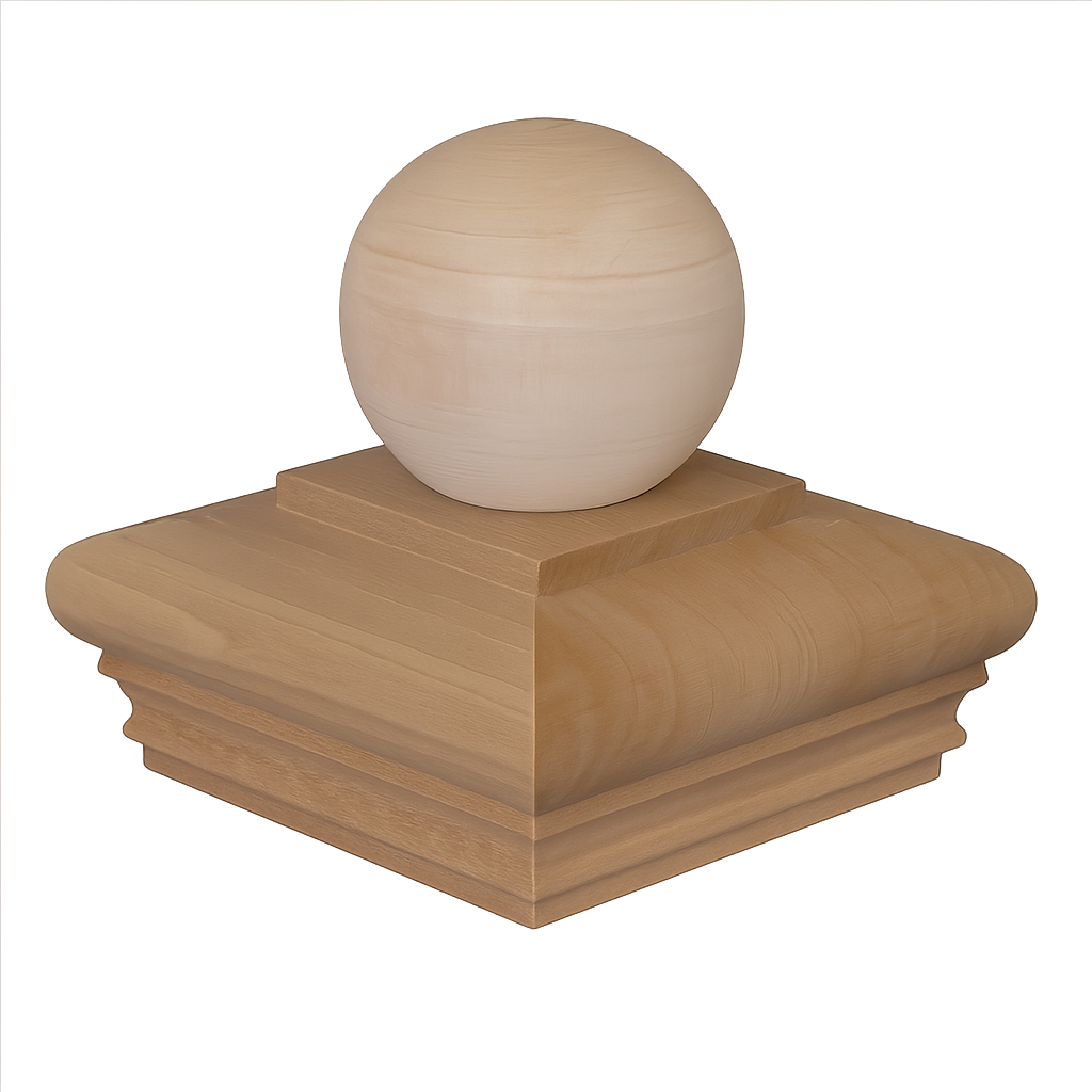 3" Ball Top Cap 4 in