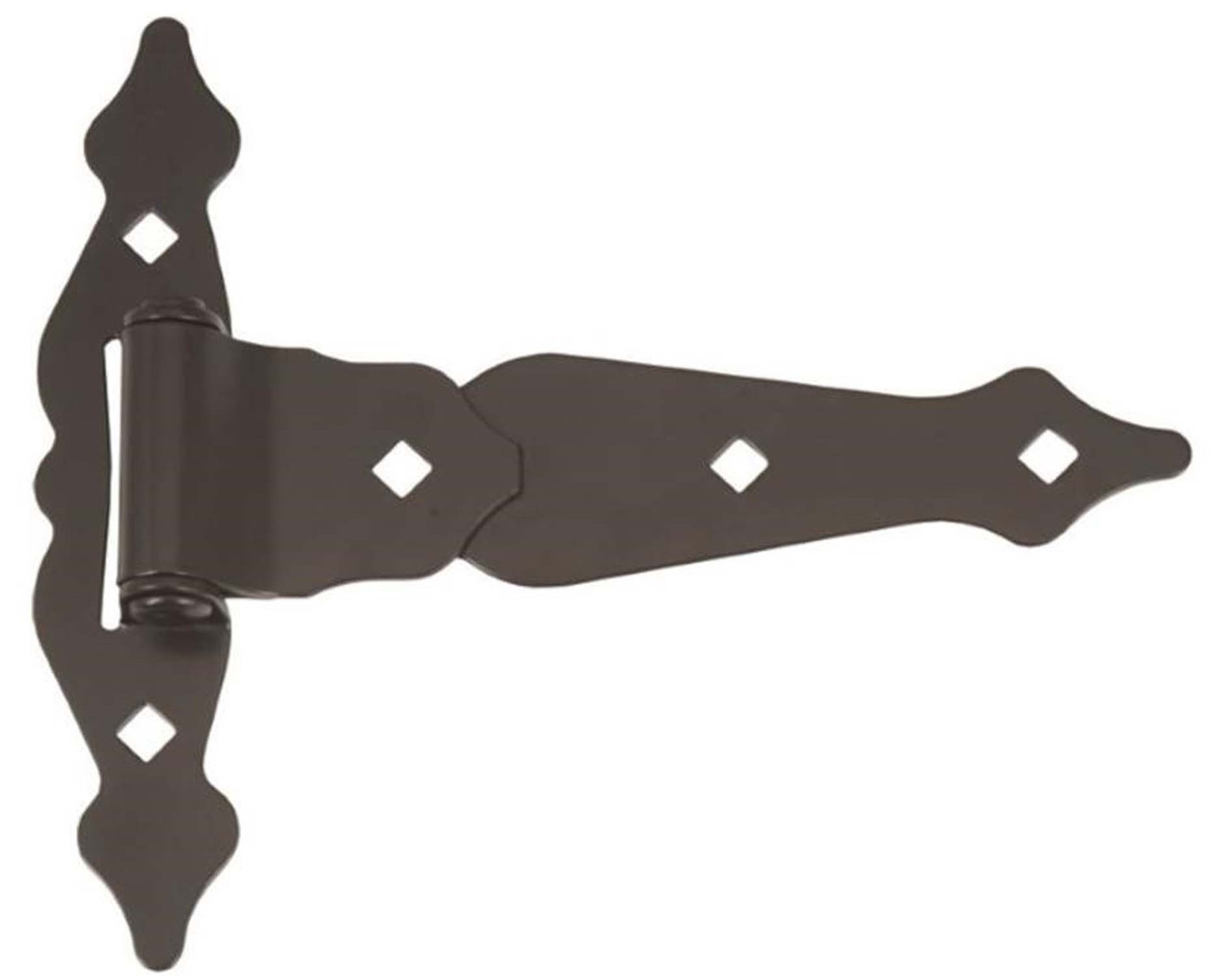 Decorative T-Hinge for Wood Gate - 2pcs 8in