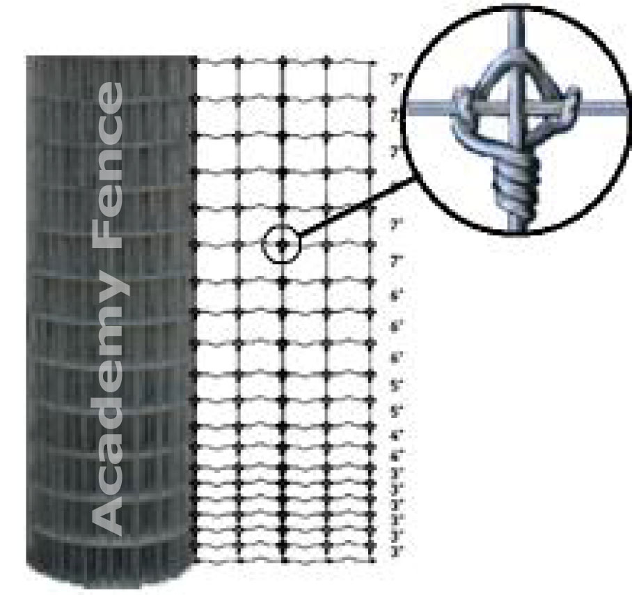 4in x 4in Fixed Knot Fence