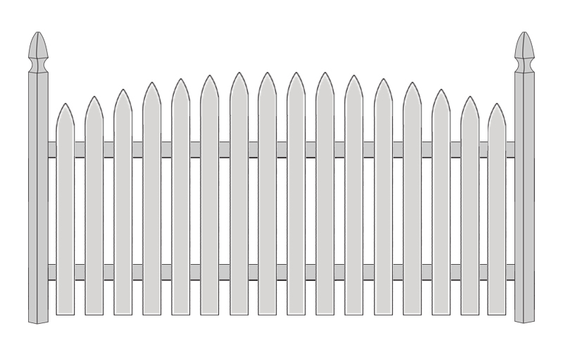 Convex Gothic Point 2-1/2in