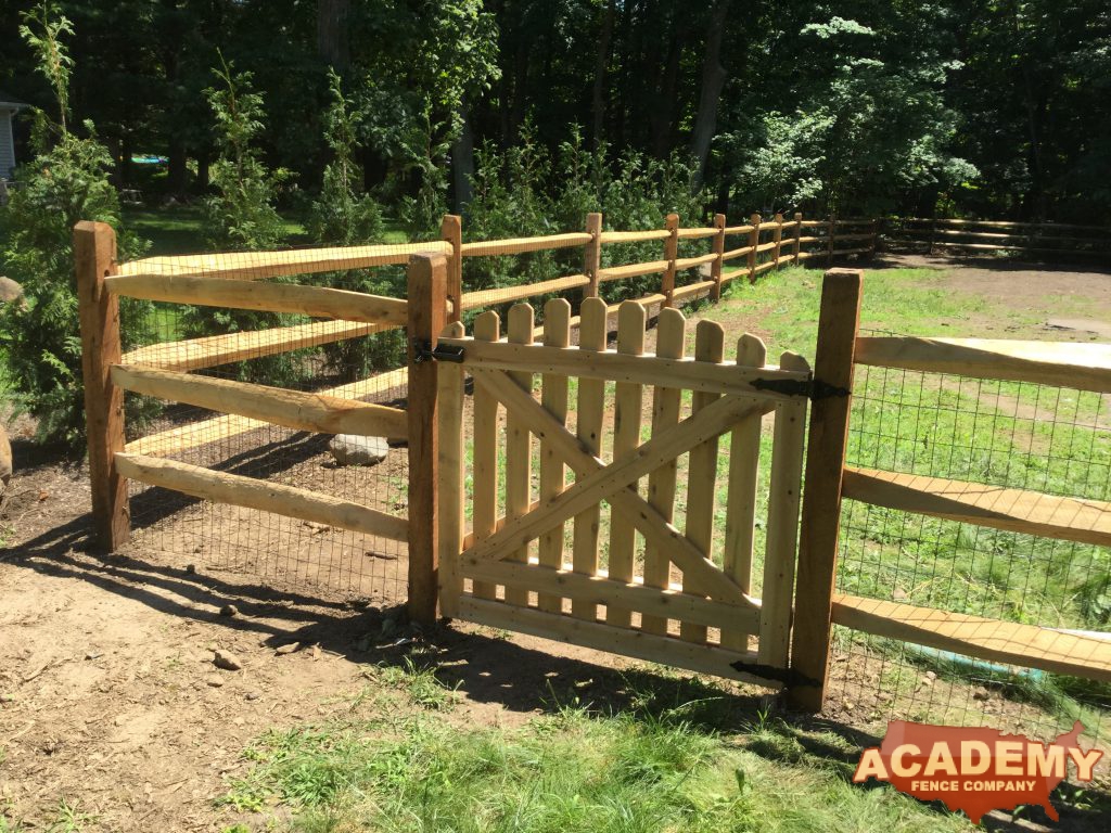 Welded Wire Fence Installation Rustic Split Rail Wood Fence Academy Fence Company Installation Residential