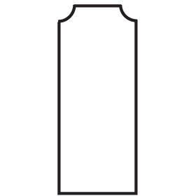 Dog Ear | 1in x 4in x 36in H