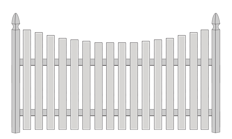 Concave Gothic Point 2-1/2in