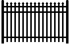 Bravo Style  Aluminum Fence