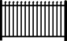 Symphony Style  Aluminum Fence