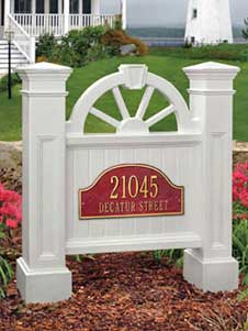 Winchester Address Sign
