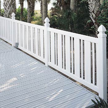 Bufftech Contemporary Countess Picket Vinyl Fence