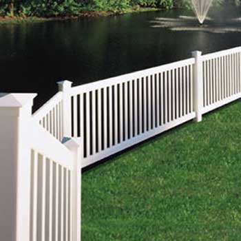 Bufftech Contemporary Princeton Picket Vinyl Fence