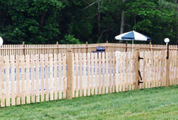 1 3/4 Spaced Picket 100% Cedar Wood Fence