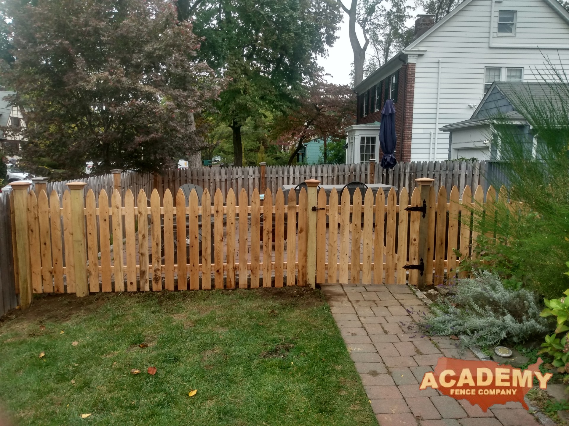 42in High Cedar Gothic Point Picket, Montclair NJ